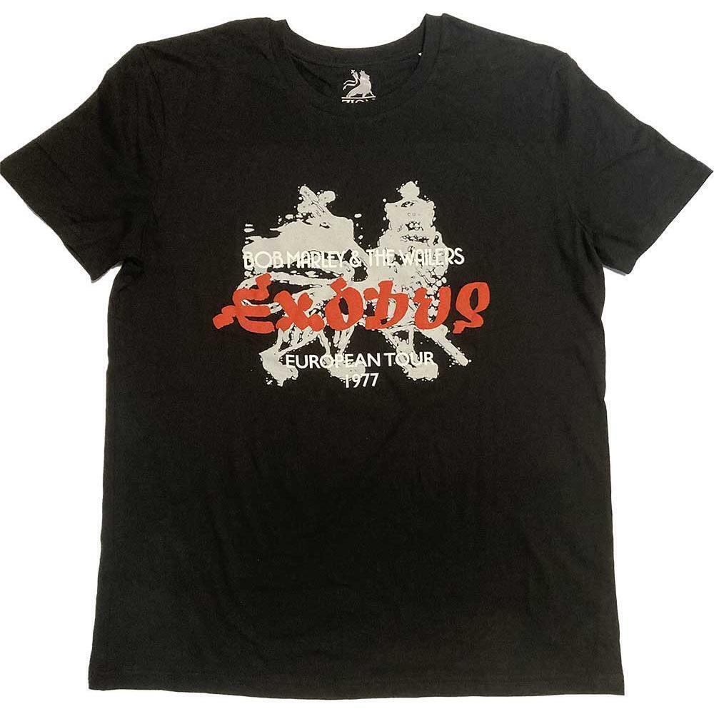 Bob Marley Unisex Hi-Build T Shirt Exodus European Tour 77 Hi-Build